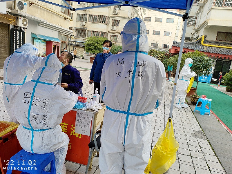 西安恩德萊參加社區(qū)防疫志愿者工作